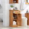 vidaXL Mueble de Cuarto de Ba&ntilde;o con caj&oacute;n VIGO Marr&oacute;n y Marr&oacute;n Miel