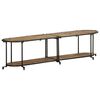 vidaXL Mueble de TV madera maciza de mango rugosa 160x42x40 cm