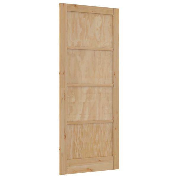 vidaXL Puerta Interior ORKDAL Marrón 86 x 211 cm Madera contrachapada