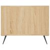 vidaXL Mesa de centro madera contrachapada roble Sonoma 102x50x40 cm
