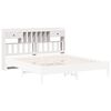 vidaXL Cabecero de cama almacenaje madera maciza pino blanco 180 cm