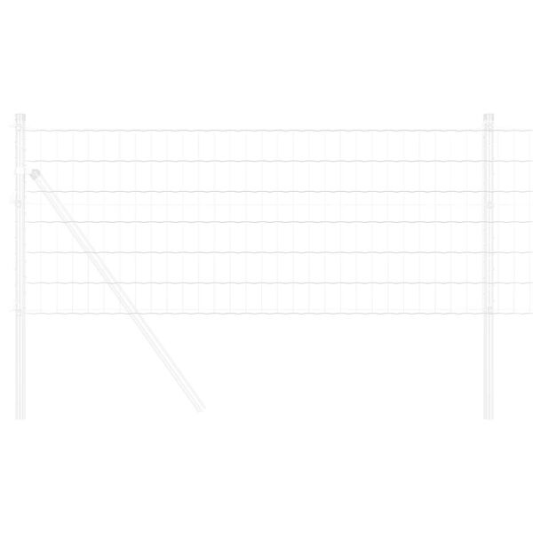 vidaXL Cerca Euro Plateado 0.4 x 25 m