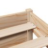 vidaXL Cama con estanter&iacute;a sin colch&oacute;n madera maciza de pino 160x200cm