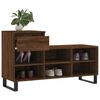 vidaXL Mueble zapatero madera contrachapada roble marr&oacute;n 102x36x60 cm