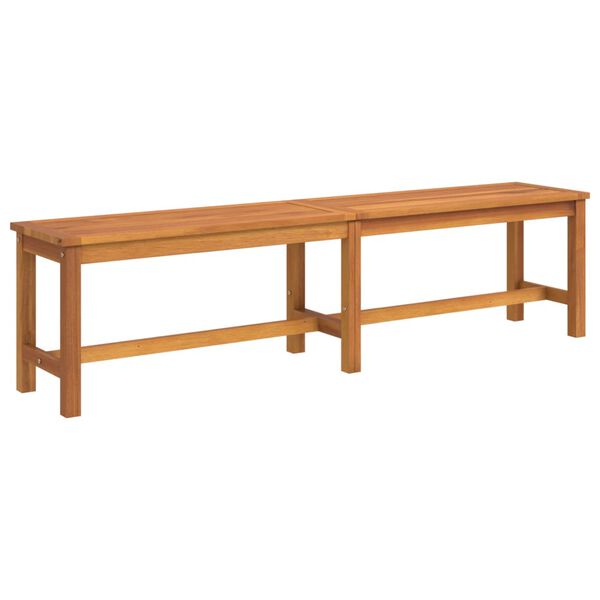 vidaXL Banco de jard&iacute;n madera maciza de acacia 180x35x45 cm