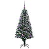 vidaXL Árbol de Navidad artificial Verde 150 cm PVC y Acero y Plástico