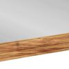 vidaXL Espejo de ba&ntilde;o marr&oacute;n 50 x 70 x 3 cm Madera maciza de Acacia