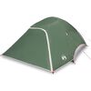 vidaXL Tienda de campa&ntilde;a familiar igl&uacute; 6 personas impermeable verde