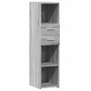 vidaXL Aparador alto madera de ingenier&iacute;a gris Sonoma 30x42,5x124 cm
