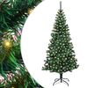 vidaXL &Aacute;rbol de Navidad Artificial Preiluminado Verde 210 cm