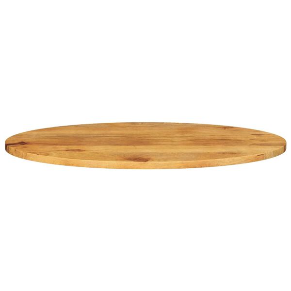vidaXL Tablero de mesa ovalado madera maciza de mango 140x50x3,8 cm
