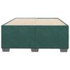 vidaXL Estructura cama sin colch&oacute;n terciopelo verde oscuro 120x190cm
