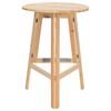vidaXL Mesa de bar plegable de madera de abeto 78 cm