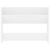 vidaXL Zapatero de pared madera contrachapada blanco 80x18x60 cm