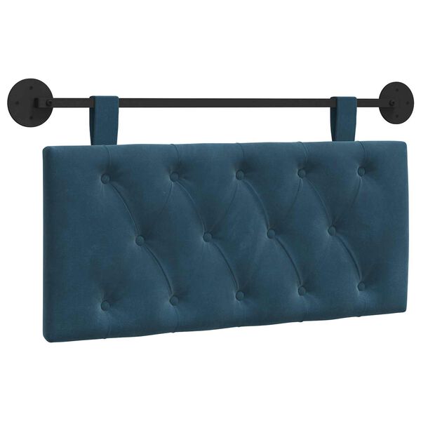 vidaXL Cabecera Colgante Azul 100 x 55 x 7 cm Terciopelo