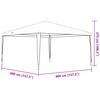 vidaXL Carpa de celebraciones blanco 4x4 m