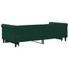 vidaXL Sof&aacute; cama nido terciopelo verde oscuro 90x200 cm