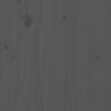 vidaXL Compostador de madera maciza de pino gris 63,5x63,5x77,5 cm