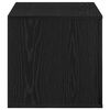 vidaXL Armario de almacenamiento 2 pcs Roble Negro 108 x 41 x 40 cm