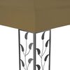 vidaXL Cenador gris taupe 6x3 m 180 g/m²