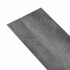 vidaXL Tableros de Suelo 36 pcs Gris Brillante 5,02 m&sup2; PVC