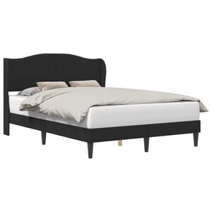 vidaXL Estructura de cama Negro 120 x 190 cm Cuero sint&eacute;tico