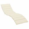 vidaXL Coj&iacute;n de tumbona de tela Oxford crema 200x50x3 cm
