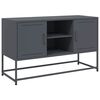 vidaXL Mueble para TV de acero gris antracita 100,5x39x60,5 cm