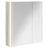 vidaXL Armario con espejo de ba&ntilde;o Gris Sonoma 63,5 x 15,5 x 70 cm