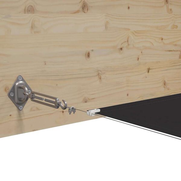 vidaXL Toldo vertical gris antracita 140x600 cm tela oxford