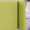 vidaXL Oreja de cabecero Verde 40,5 x 40,5 x 4 cm tela