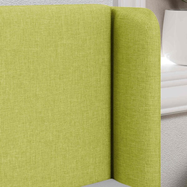 vidaXL Oreja de cabecero Verde 40,5 x 40,5 x 4 cm tela