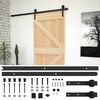 vidaXL Puerta Corredera 80 x 210 cm Madera de Pino Maciza