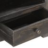 vidaXL Mueble para TV de madera maciza de mango negro 120x30x45 cm