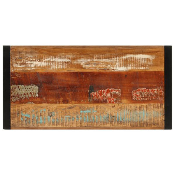 vidaXL Mesa alta de bar madera maciza reciclada 110x55x110 cm