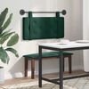 vidaXL Cabecera Colgante Verde oscuro 90 x 55 x 5 cm Terciopelo