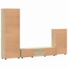 vidaXL Conjunto de mueble de TV con caj&oacute;n FLORIN Roble Sonoma