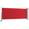 vidaXL Toldo lateral retr&aacute;ctil de jard&iacute;n o terraza rojo 100x300 cm