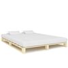 vidaXL Estructura cama palets sin colch&oacute;n madera maciza pino 160x200cm