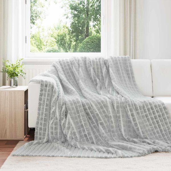 vidaXL Mantitas de Sof&aacute; 6 pcs Gris 270 x 240 cm Lana