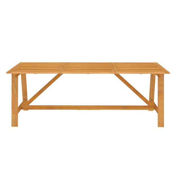 vidaXL Juego de comedor de jard&iacute;n 9 piezas madera maciza de acacia