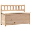 vidaXL Banco de madera maciza de pino 110x41x76,5 cm