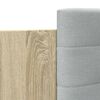 vidaXL Cama con cabecero madera de ingenier&iacute;a roble Sonoma 90x200 cm