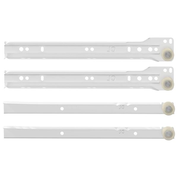 vidaXL Deslizador de caj&oacute;n 12 pcs 250 mm Acero