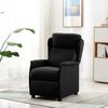 vidaXL Sill&oacute;n reclinable Negro 66.5 x 94 x 101.5 cm Poli&eacute;ster