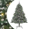 vidaXL &Aacute;rbol de Navidad artificial Verde 210 cm PVC, Pl&aacute;stico y Acero