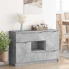 vidaXL Vitrina Gris Concreto 100 x 30 x 65,6 Madera contrachapada