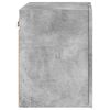 vidaXL Mueble TV de pared madera ingenier&iacute;a gris hormig&oacute;n 40,5x30x40cm