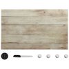 vidaXL Pizarra magn&eacute;tica de pared vidrio 100x60 cm