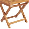 vidaXL Tumbonas 2 uds con mesa madera maciza de teca